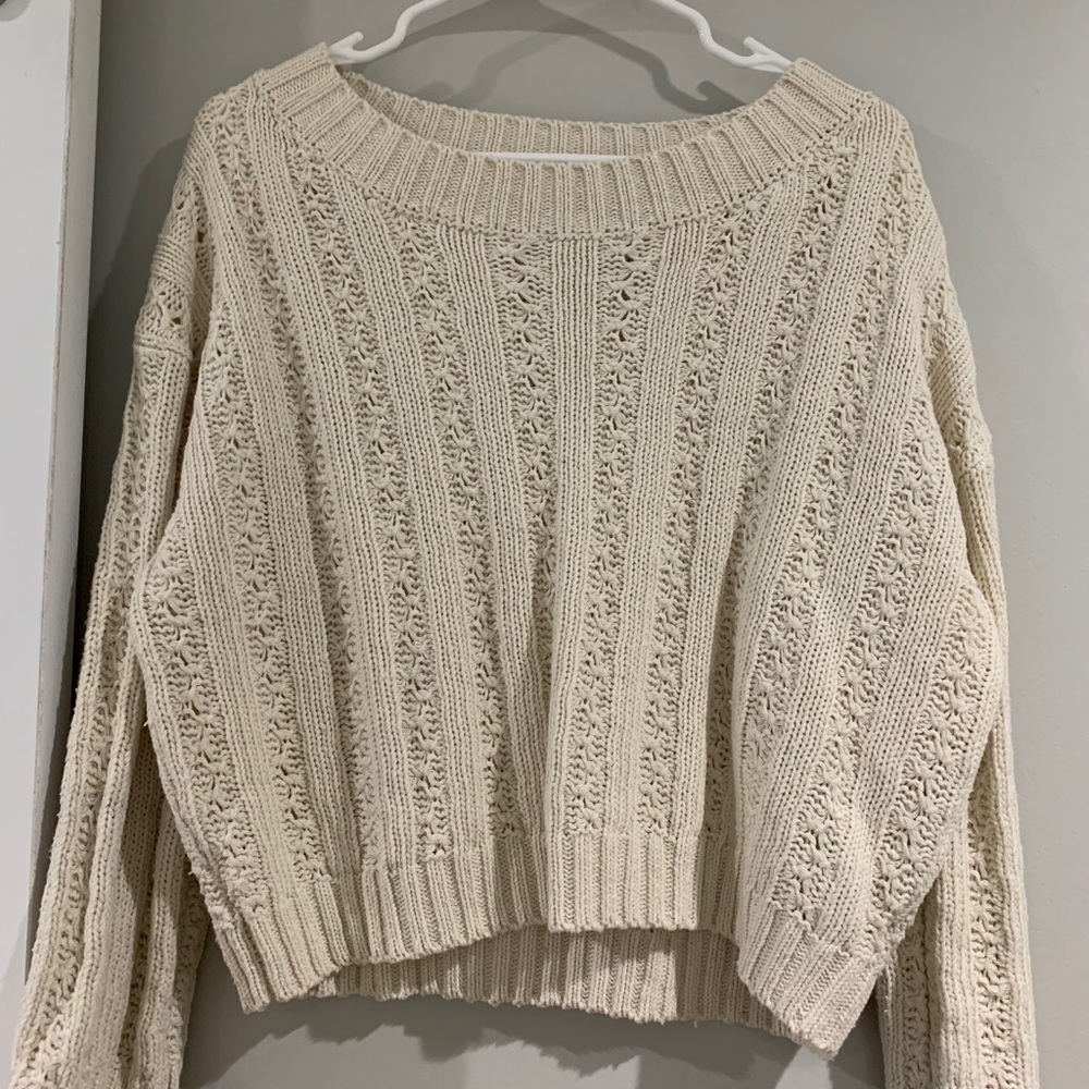 Cropped sweater